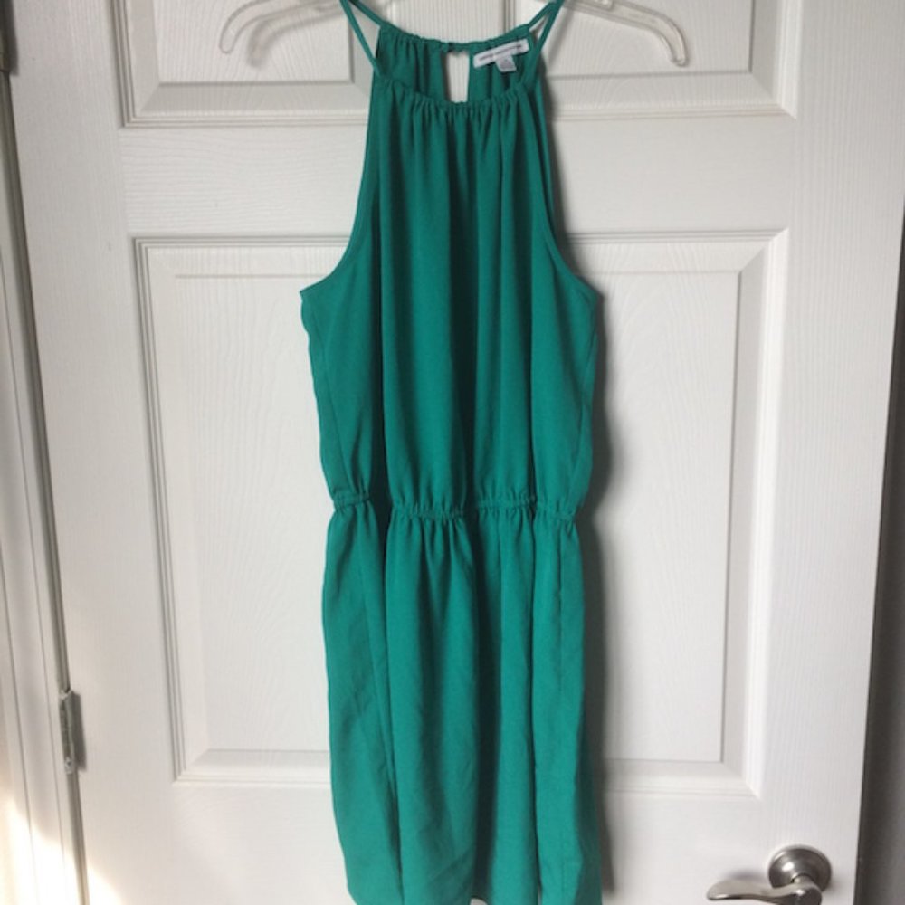 AEO Women's Sleeveless Halter Neck Dress Size L